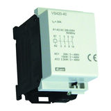 Installációs kontaktor sorolható 20A/ 400V AC 3z 1ny 230V AC/DC-műk 2M VS420-31/230V Elko EP